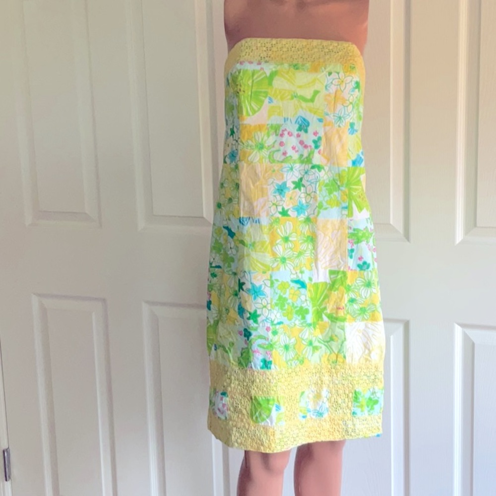 Lilly Pulitzer strapless sundress Like new